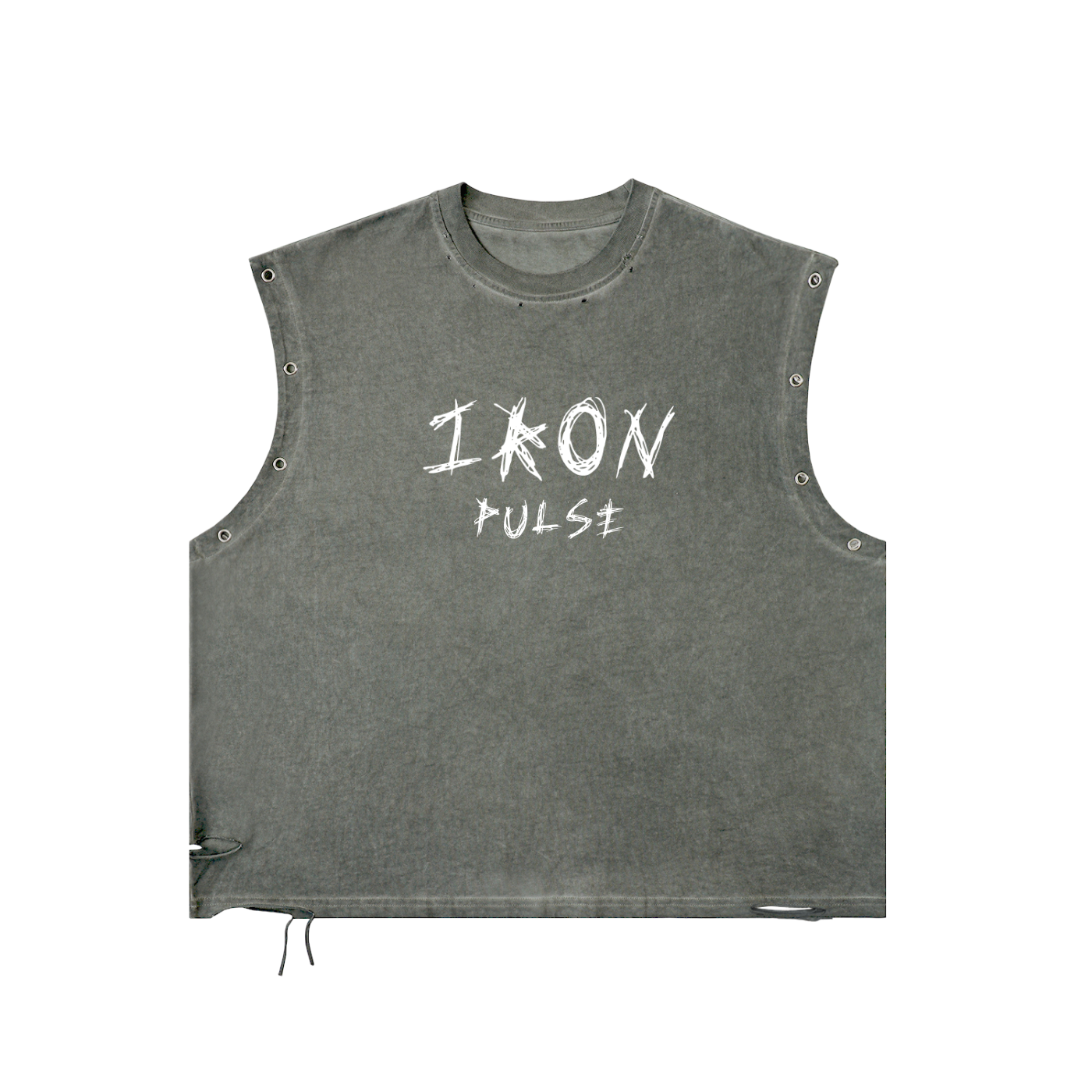 "The One" Distressed Cut-Off Tank
