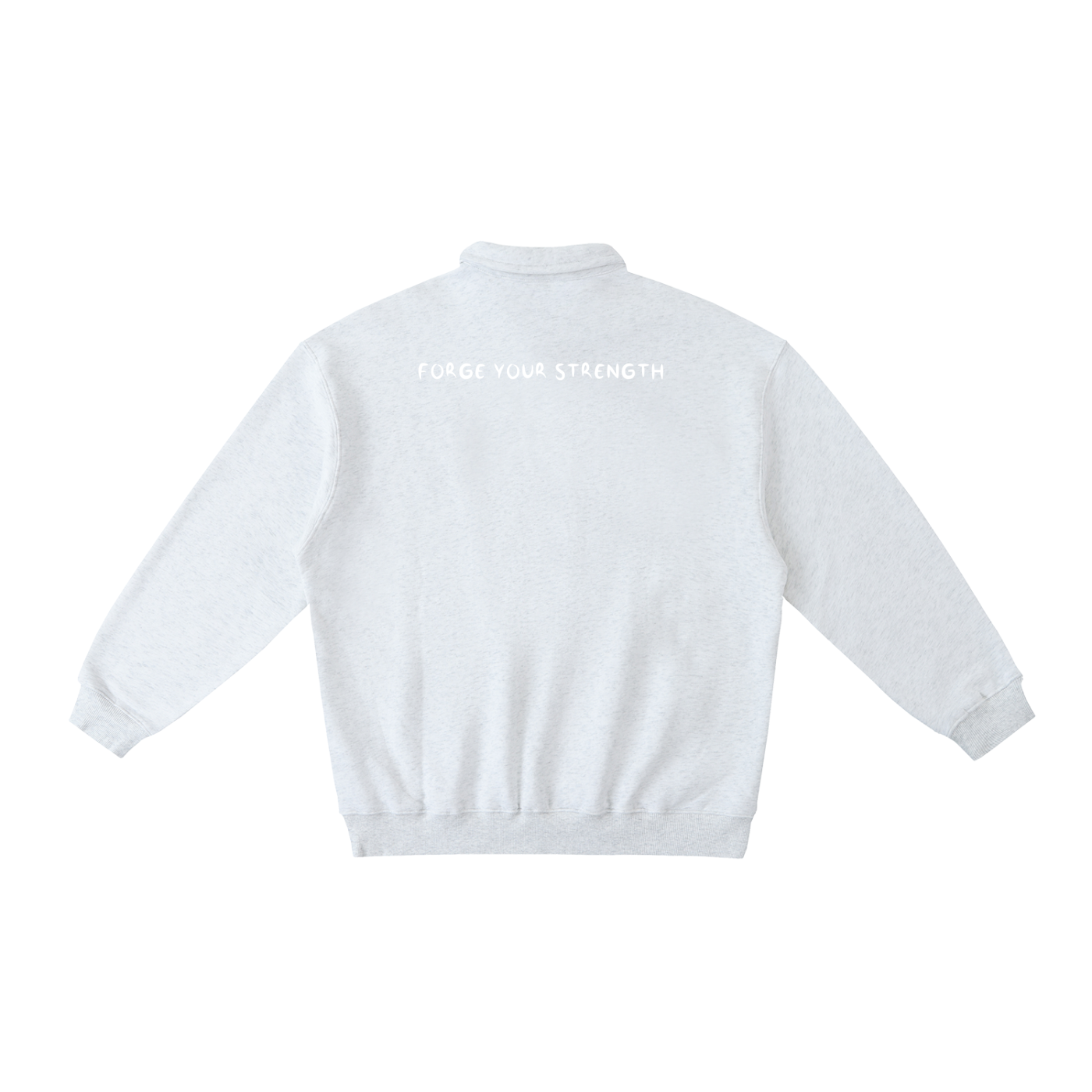 "The One" Polo-Collar Sweatshirt